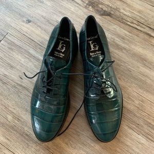 Handmade Italian Luca Grossi oxfords, size EUR39.5/US9